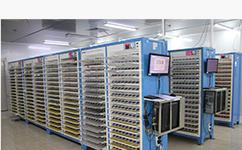 AmpXell cell production — constant temperature formation racks