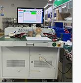 AmpXell laboratory test bench with monitoring equipment