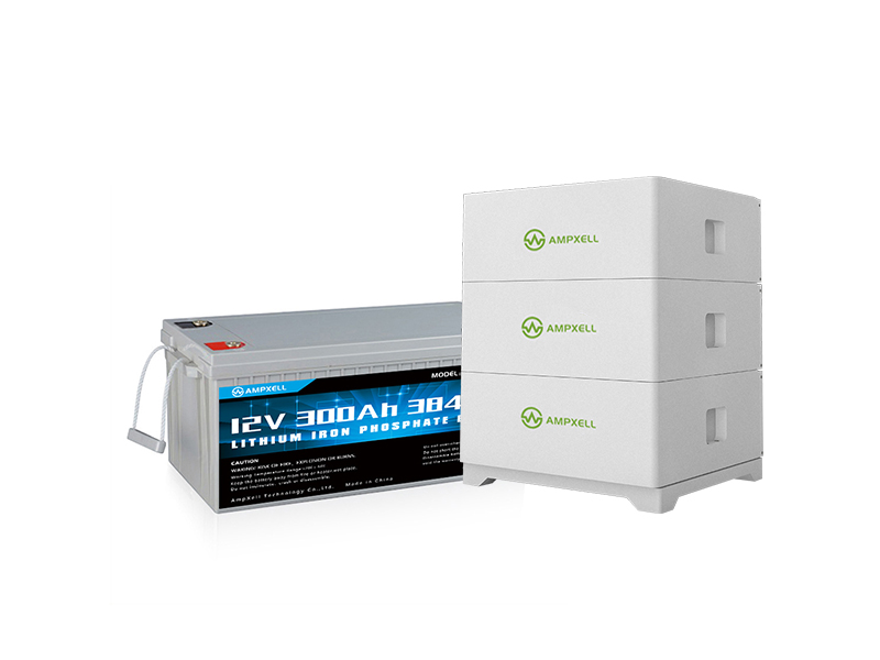 AmpXell lithium iron phosphate storage battery and modular home-energy units