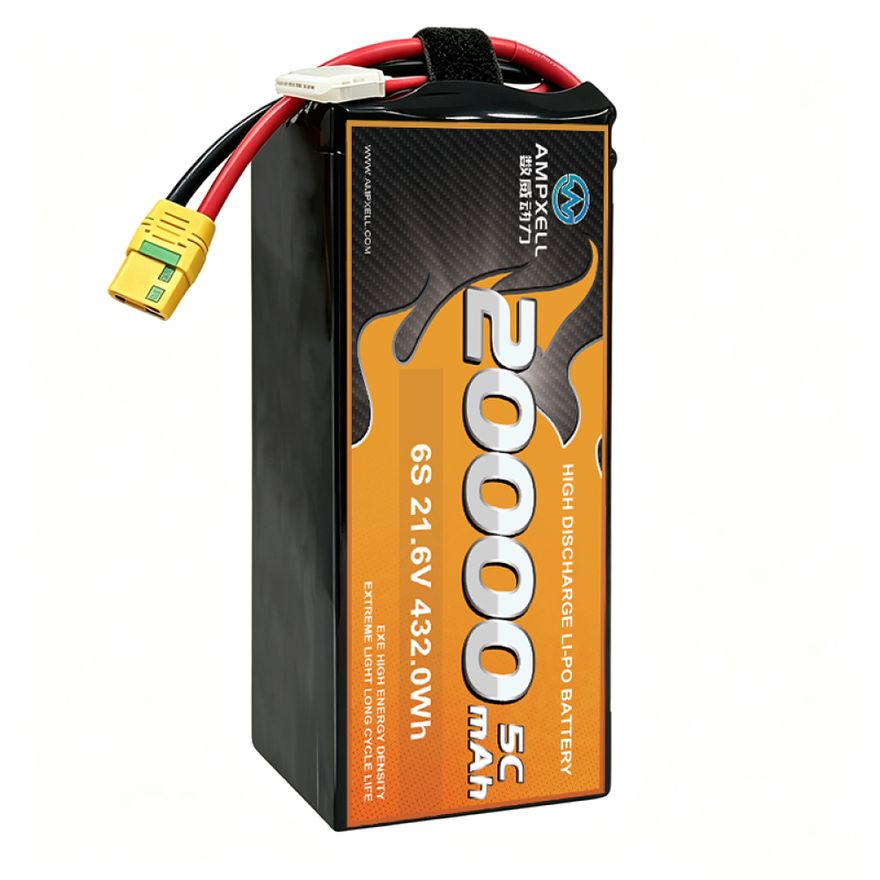 AmpXell 20000mAh high discharge LiPo battery pack