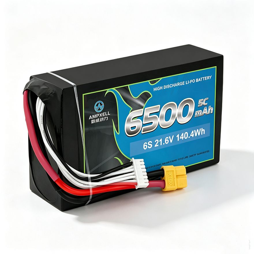 AmpXell high discharge LiPo battery pack from the cylindrical series