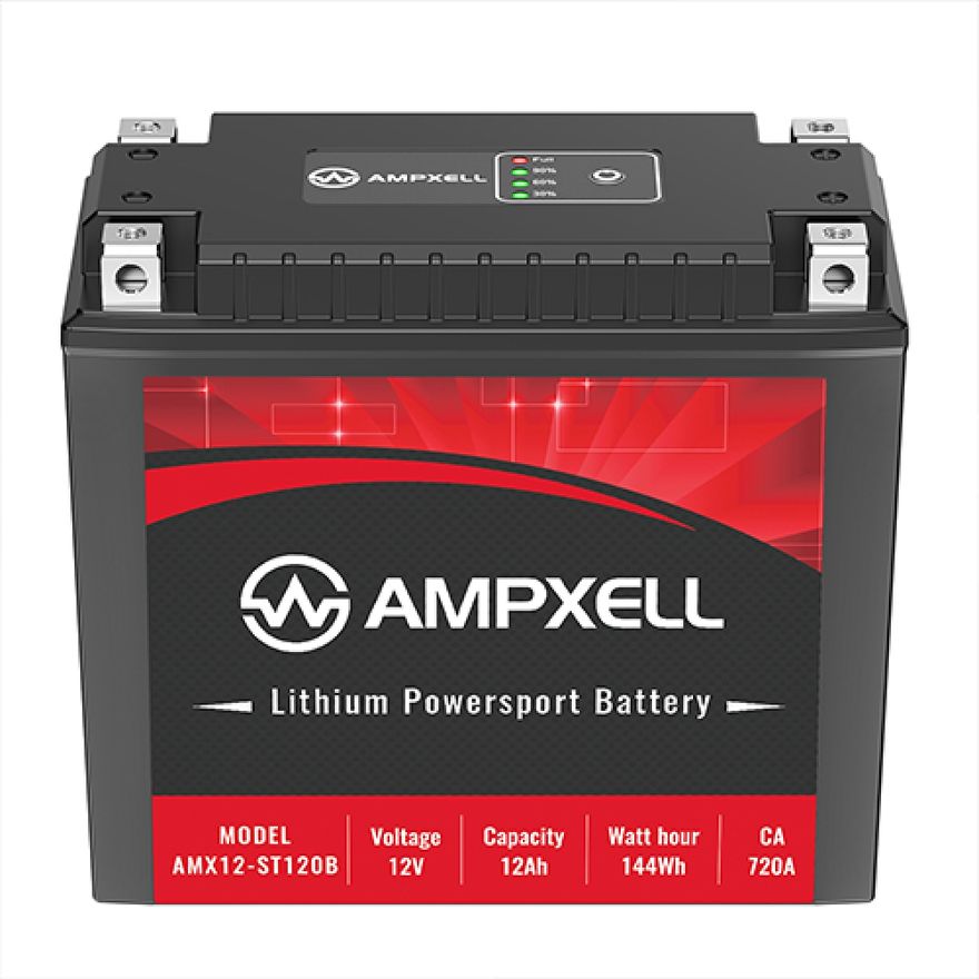 AmpXell LiFePO4 starter battery