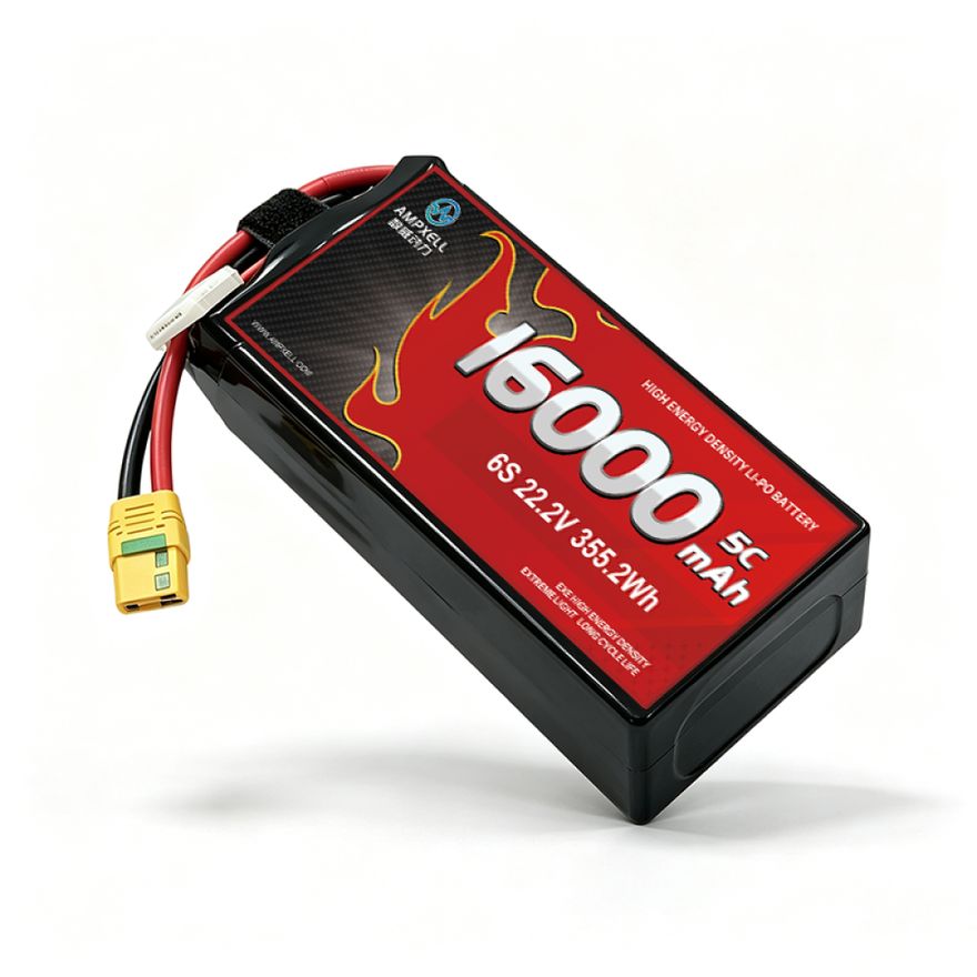 AmpXell 16000mAh high energy density LiPo battery pack